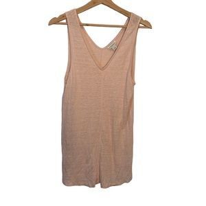Sundance Womens 100% Linen Tank Top Size Small